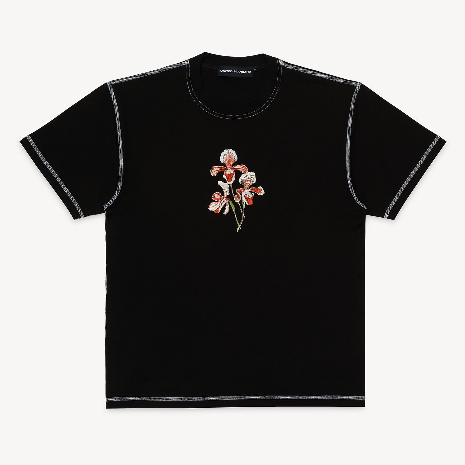 USELESS BEAUTY T-SHIRT T-Shirt - Embroidered BLACK